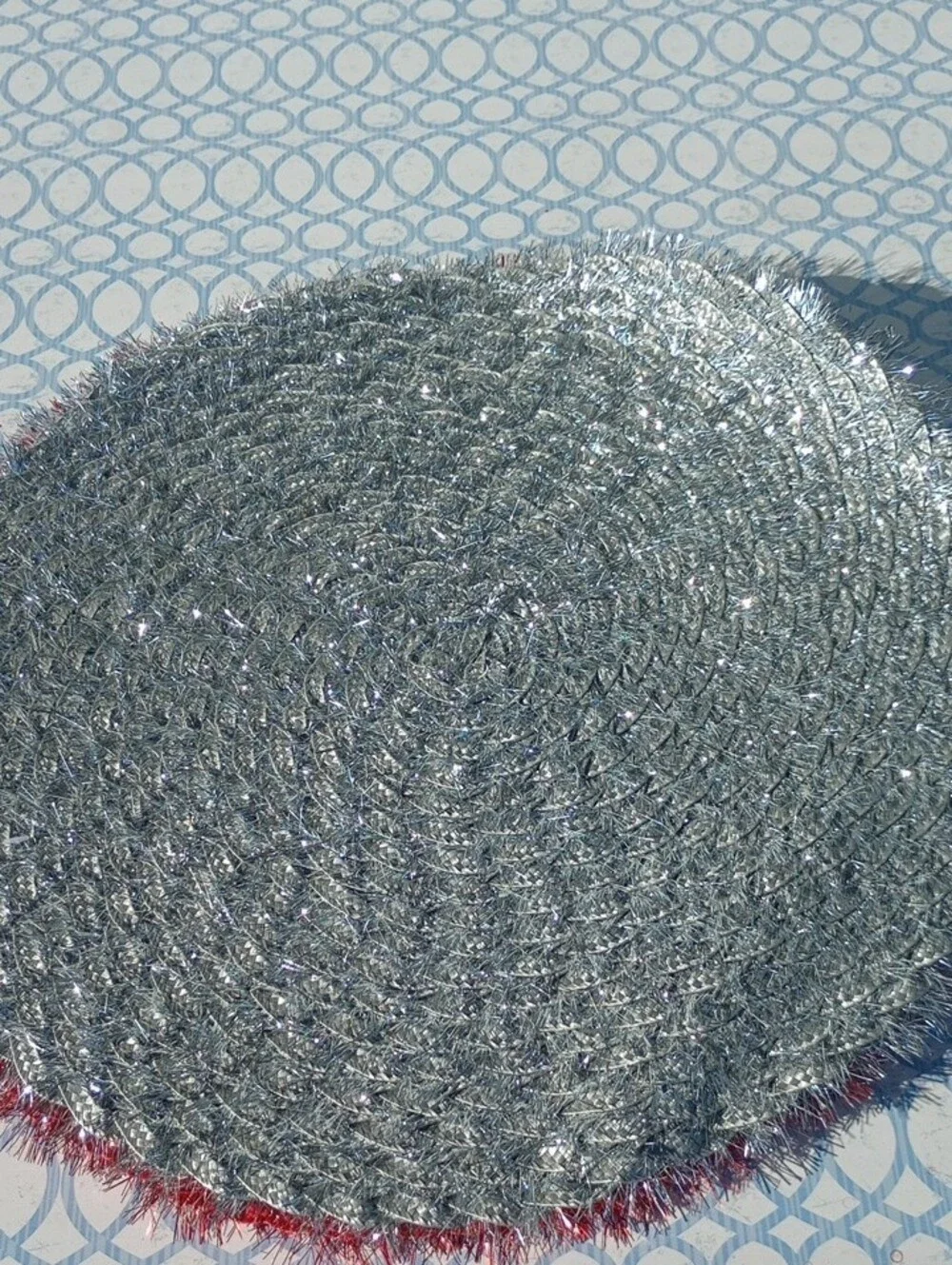 Pier 1 Tinsel Braided Placemats Set Of 5